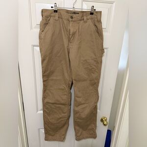 Carhartt Men's Khaki Size 34x32 Chinos